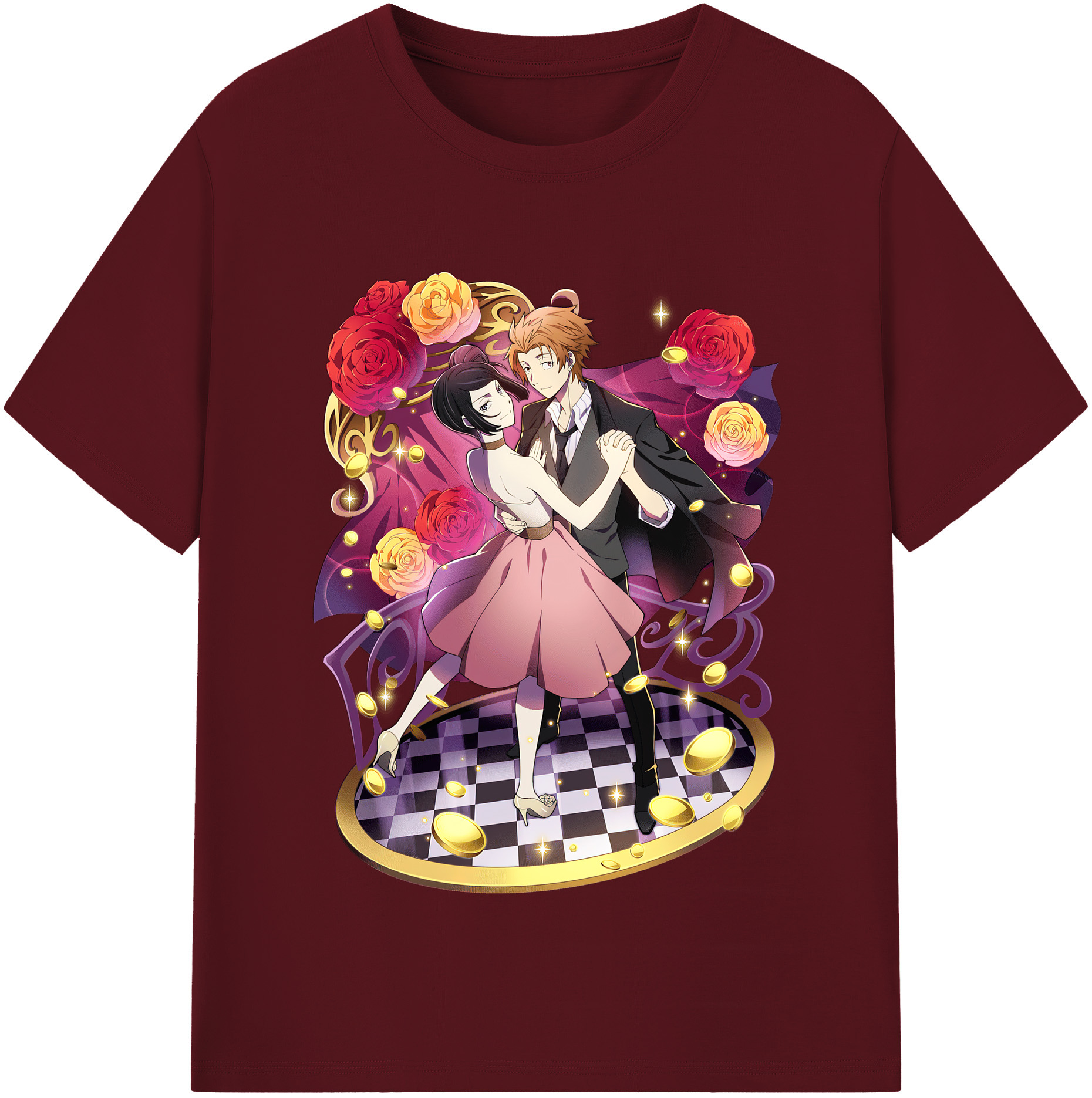 （画像用） 文豪ストレイドッグス Bungo Stray Dogs 綿100％半袖Tシャツ（フロントプリント）